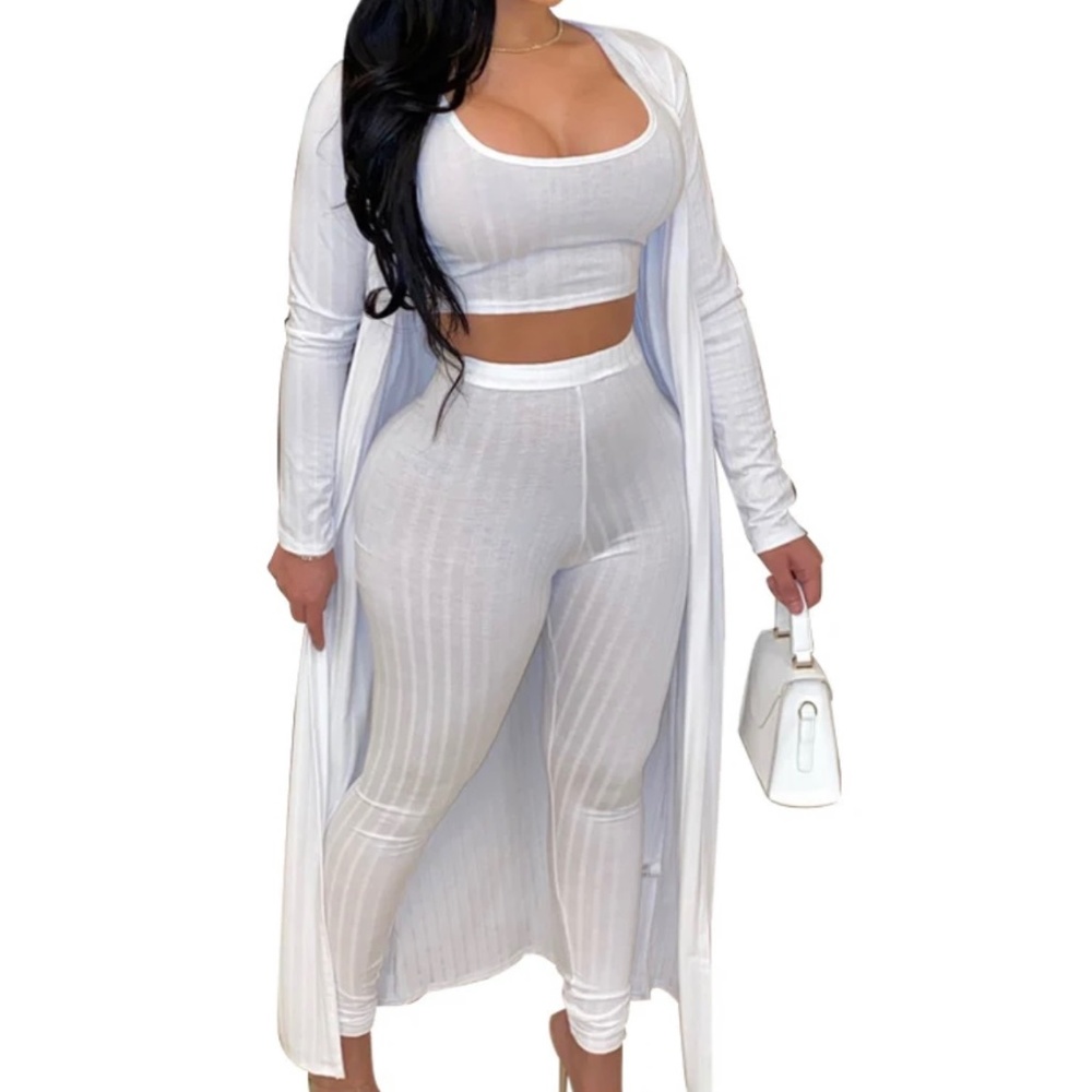 3 piece set white